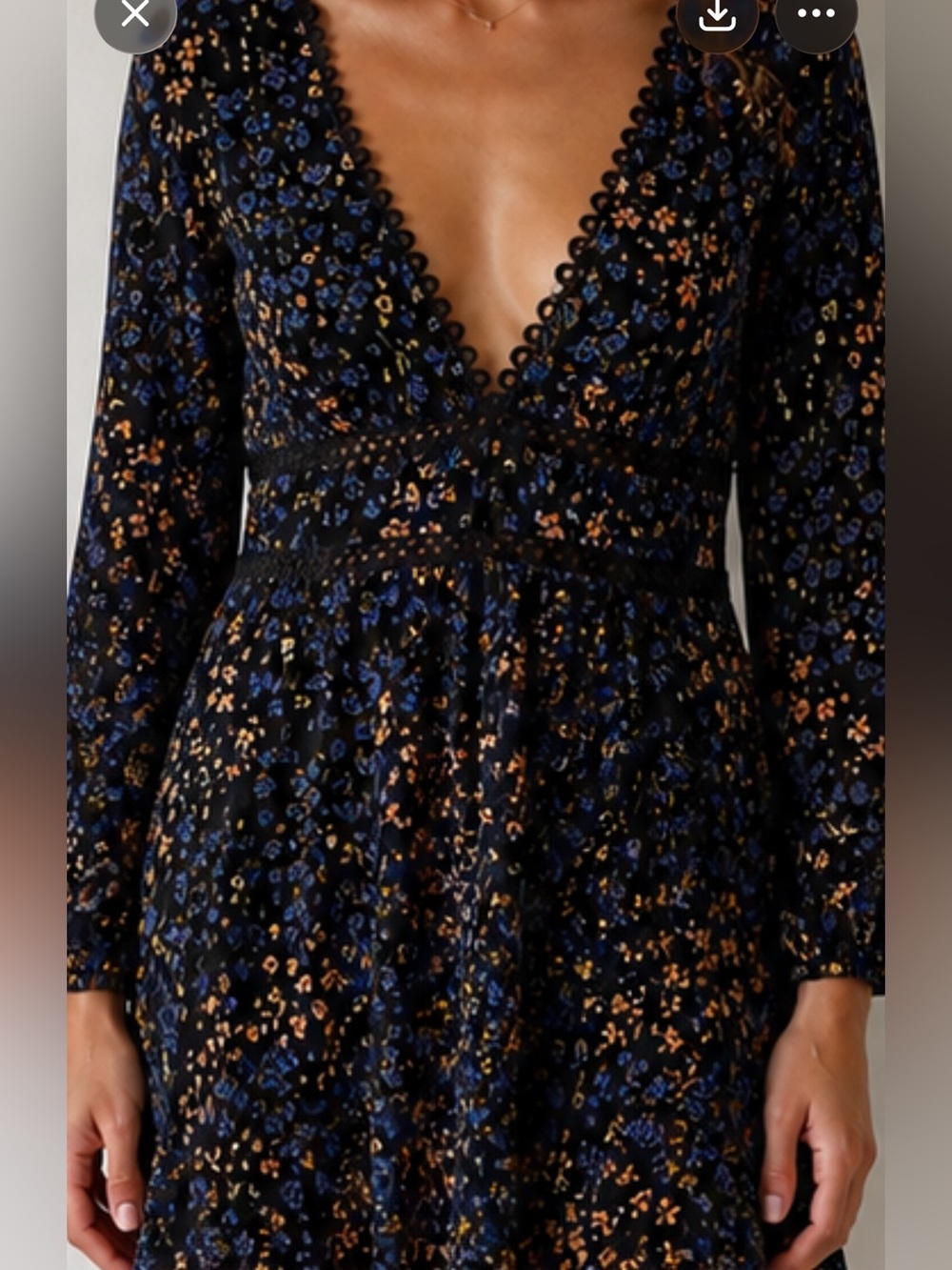 B.Darlin size 3/4 boho dress